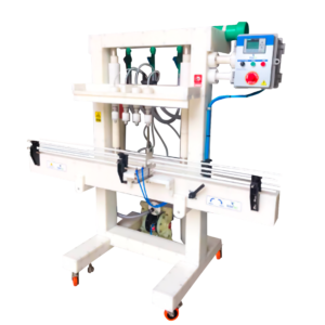 Máquina llenadora semiautomática para líquidos corrosivos