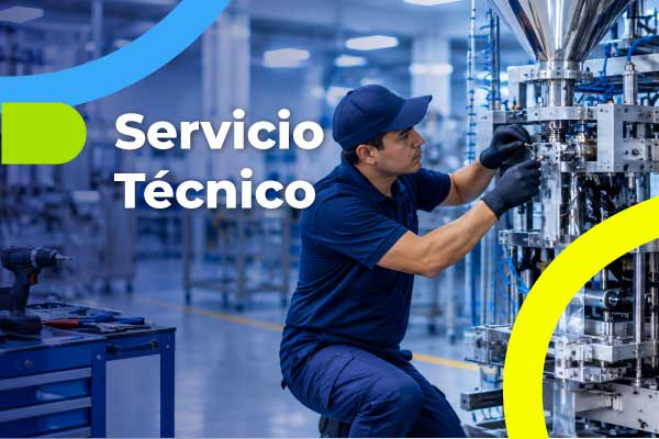 Servicio técnico y mantenimiento especializado para máquinas envasadoras industriales