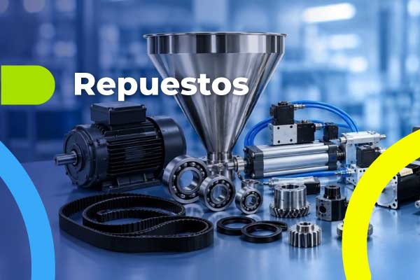 Repuestos industriales originales para maquinaria de envasado y empaque automáticas-m